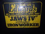 Edwards Edwards Jawsiv Hydraulic Iron Worker