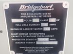 Bridgeport Bridgeport Cnc Vertical Mill
