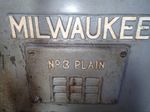 Milwaukee Milwaukee K Horizontal Mill