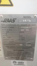 Haas Haas Vs3 Vertical Machining Center