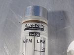 Blue White Flow Meter