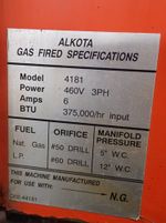 Alkota Akota 4181 Gas Powered Cleaning System
