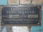 Leonard Leonard 3cphd Tube End Former