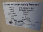 Mti Corp Mti Corp Otf1200xvhp4 Vacuum Heated Pressing Furnace