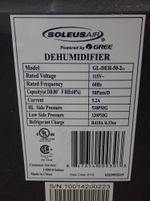 Soleus Air Dehumidifier