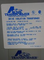 Acme Acme Dtgb01184s Transformer