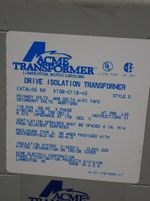 Acme Acme Dtgb01184s Transformer