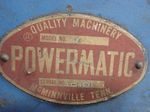 Powermatic Vertical Band Saw