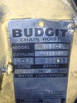 Budgit Chain Hoist