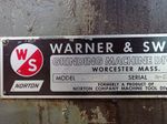 Warner  Swasey Surface Grinder