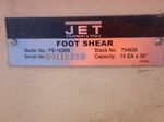 Jet Foot Shear