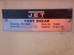 Jet Foot Shear