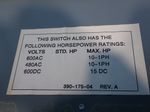 Westinghouse Nonfusible Disconnect