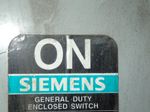 Siemens Enclosed Switch
