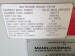 Mannhammel High Pressure Cooling Station