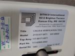 Ditmco  Calibration  Verification Tool  