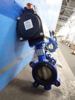 Keystone Butterfly Valve W Actuator