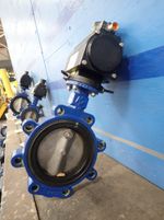 Keystone Butterfly Valve W Actuator