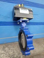 Keystone Butterfly Valve W Actuator