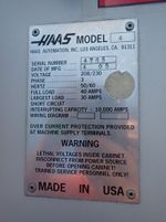Haas Haas 4 Cnc Vmc