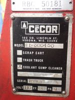 Cecor Coolant Sump Cleaner