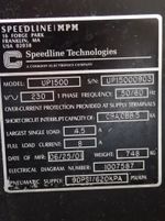 Speedlinempm Speedlinempm Up1500 Screen Printer