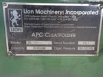 Lion Machinery Apc Cleatfolder