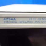  Agilent 4294a Precision Impedance Analyzer 40hz110mhz Minor Damage As Shown