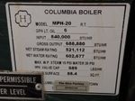 Columbia Columbia Mph20 Boiler