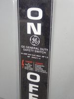 General Electric Nonfusible Disconnect