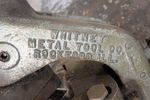 Whitney Metal Tool Hole Punchpress