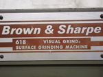 Brown  Sharpe Brown  Sharpe 618 Surface Grinder