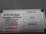 Bd Briggs Bd Briggs Doboy Mustang Packaging Machine