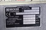 Becker Becker Vtlf 250sk Vacuum Pump