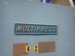 Multipress Multipress Fwh150mc261a259 Hydraulic Press