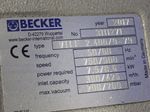 Becker Becker Vtlf2400079 Vacuum Pump