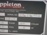 Appleton Automatic Core Cutter