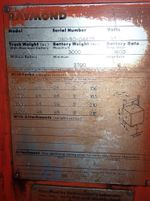 Raymond Raymond 60c40tt Electric Standup Forklift
