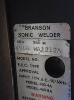 Branson Sonic Welder