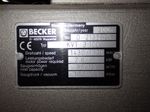 Becker Vacuum Pump