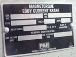 Morris Material Handling Magnetorque Eddy Current Brake