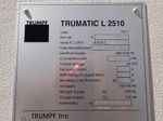 Trumpf Cnc Laser Cutting System