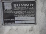 Summit Vertical Milling Machine