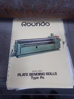 Roundo Plate Bending Rolls