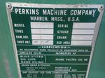 Perkins Machine Obi Press