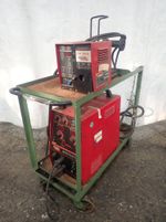 Lincoln Electric Welder W Wirefeeder  Cart