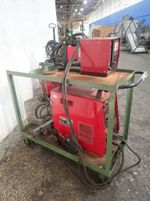 Lincoln Electric Welder W Wirefeeder  Cart