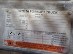 Toyota Propane Forlift