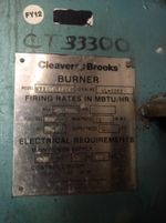 Cleaver Brooks Watertube Boiler