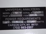 Universal Analyzers Inc Gas Sample Cooler